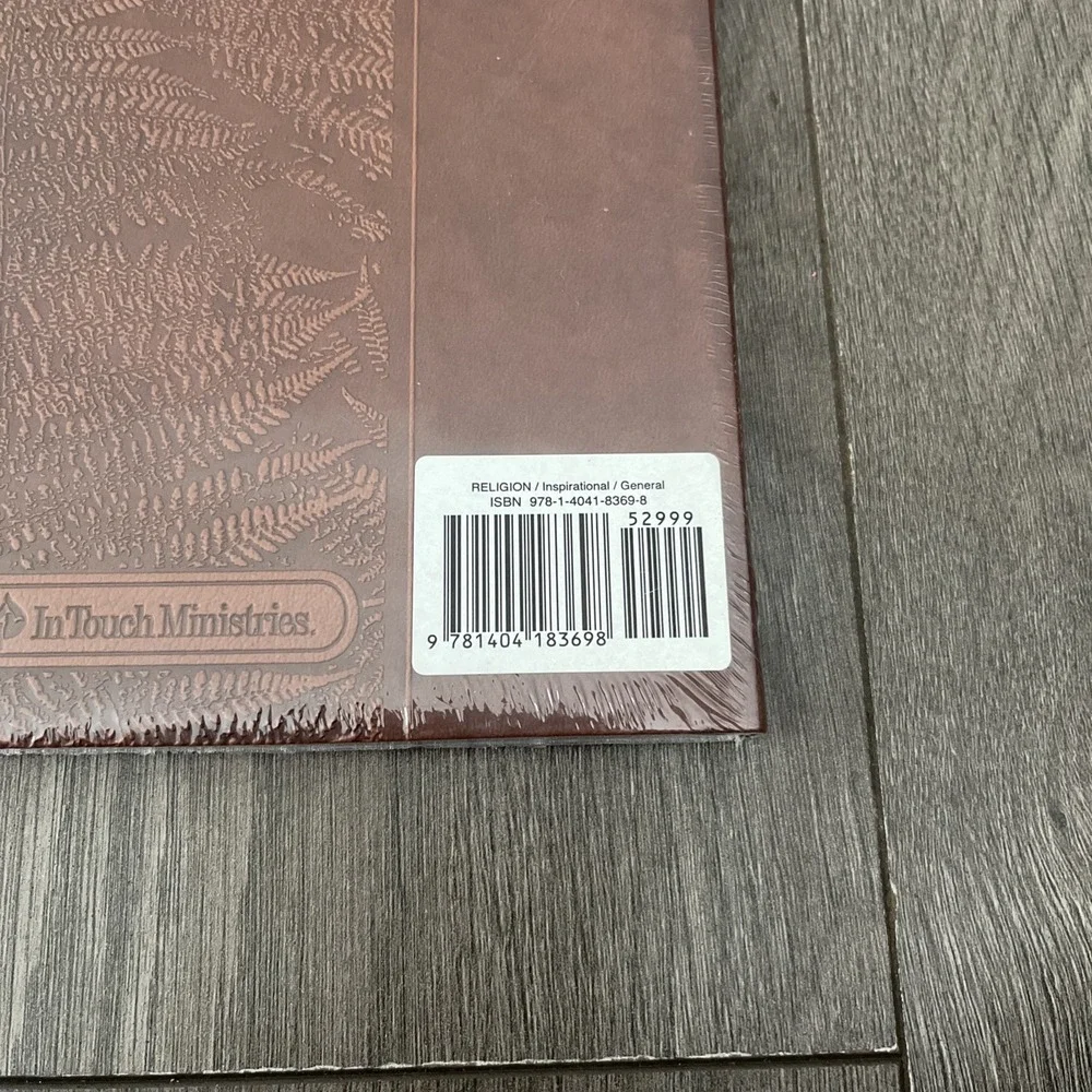 In Touch Ministries - Dr. Charles Stanley - Notetakers Journal Brown New Sealed